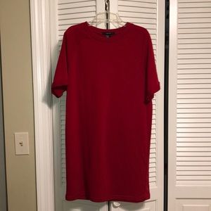 Red T-shirt Dress